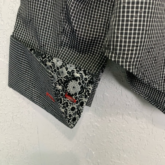 Takumi Japan button front check men’s dress shirt - Picture 2 of 8